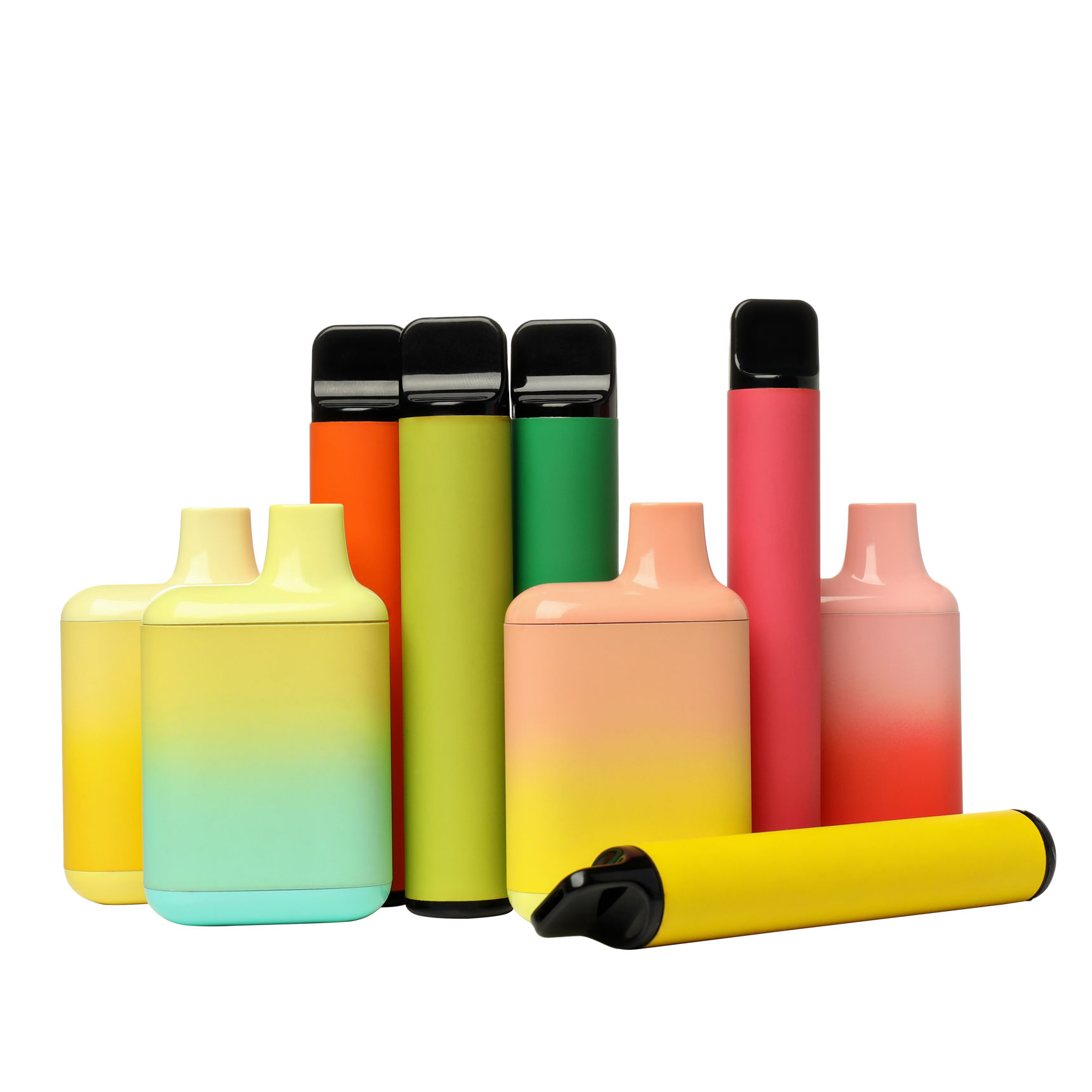 Forskellige e-cigaret produkter