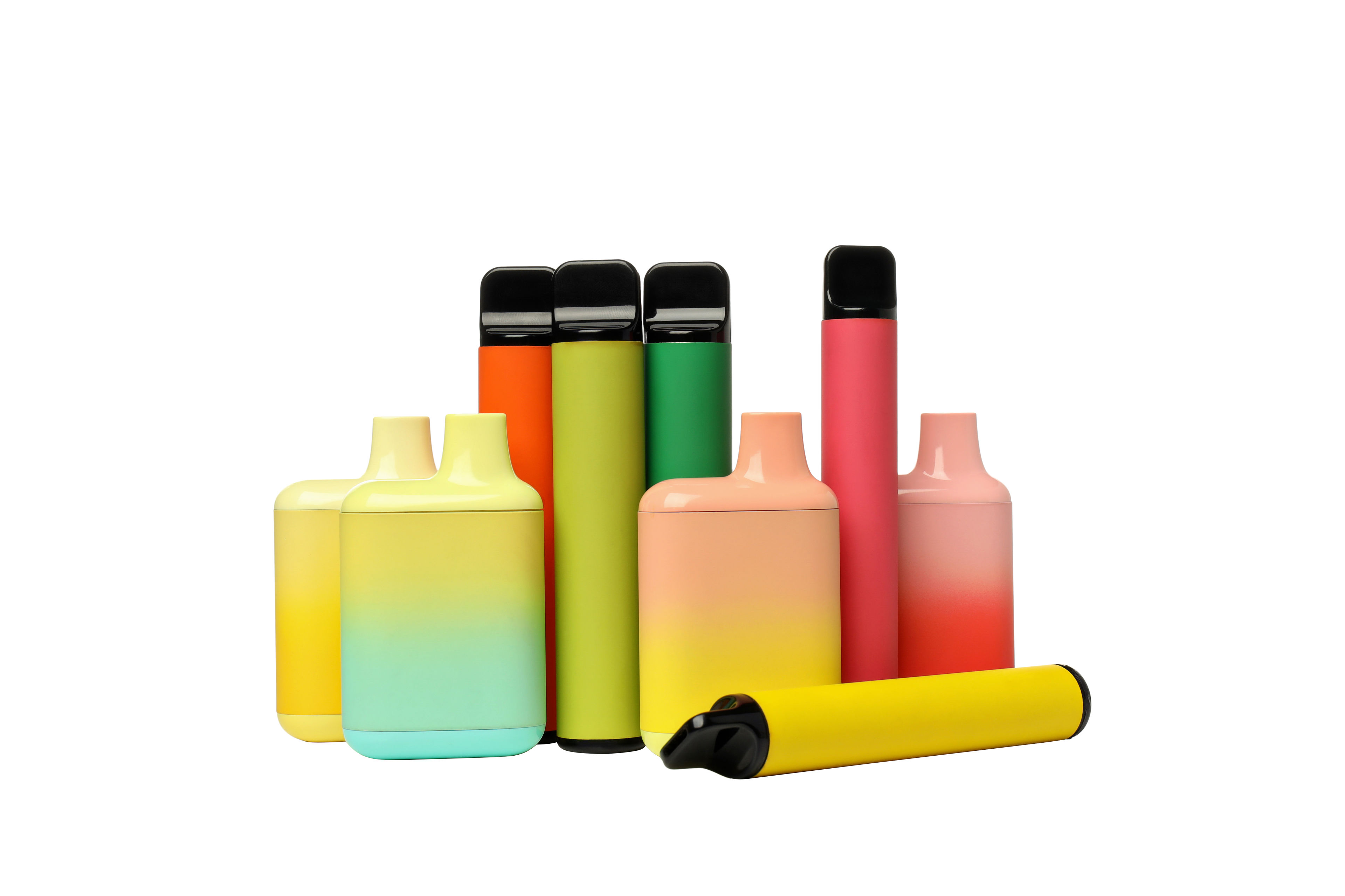 Forskellige e-cigaret produkter