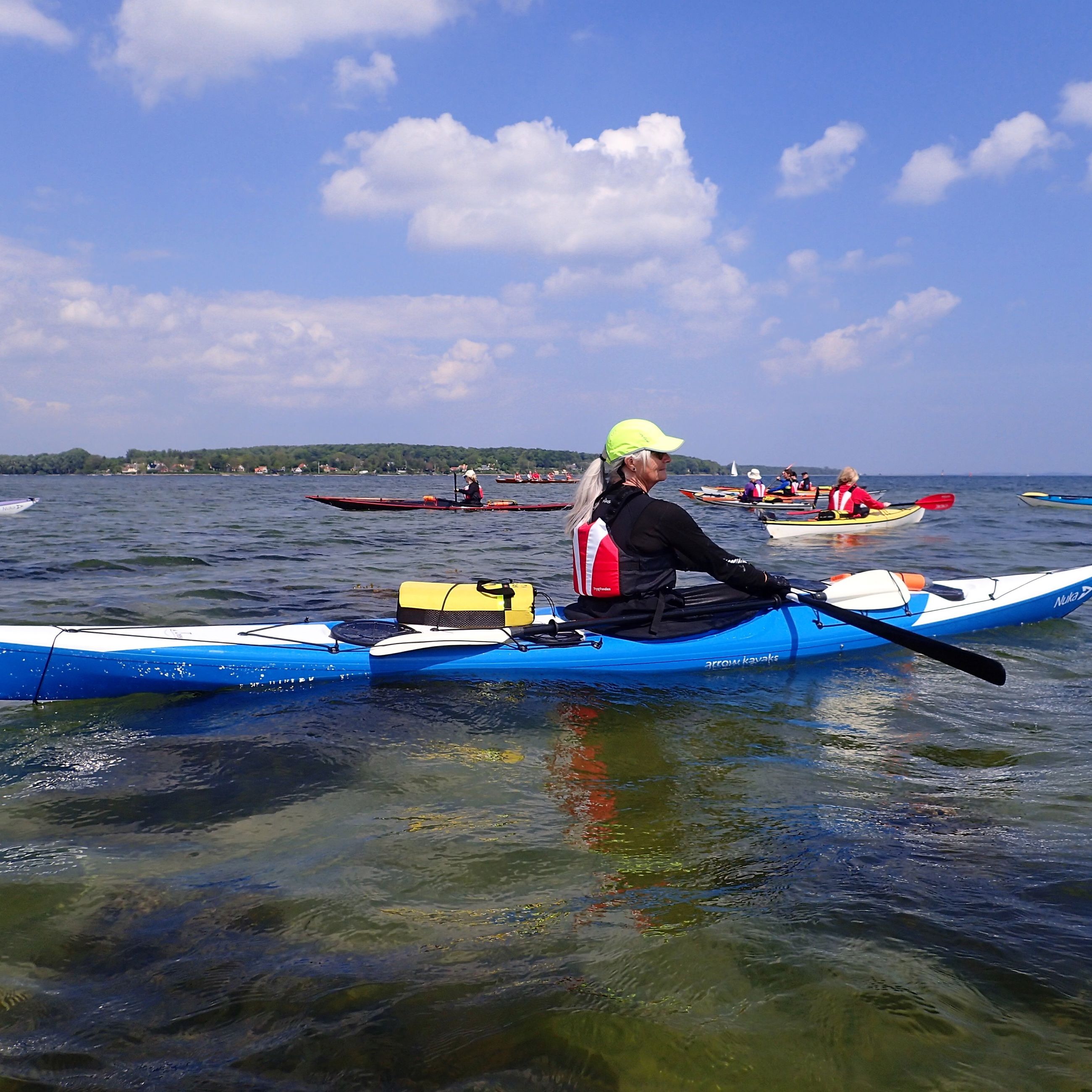 Sejlads i havkajak giver motion, naturoplevelser og fællesskab.