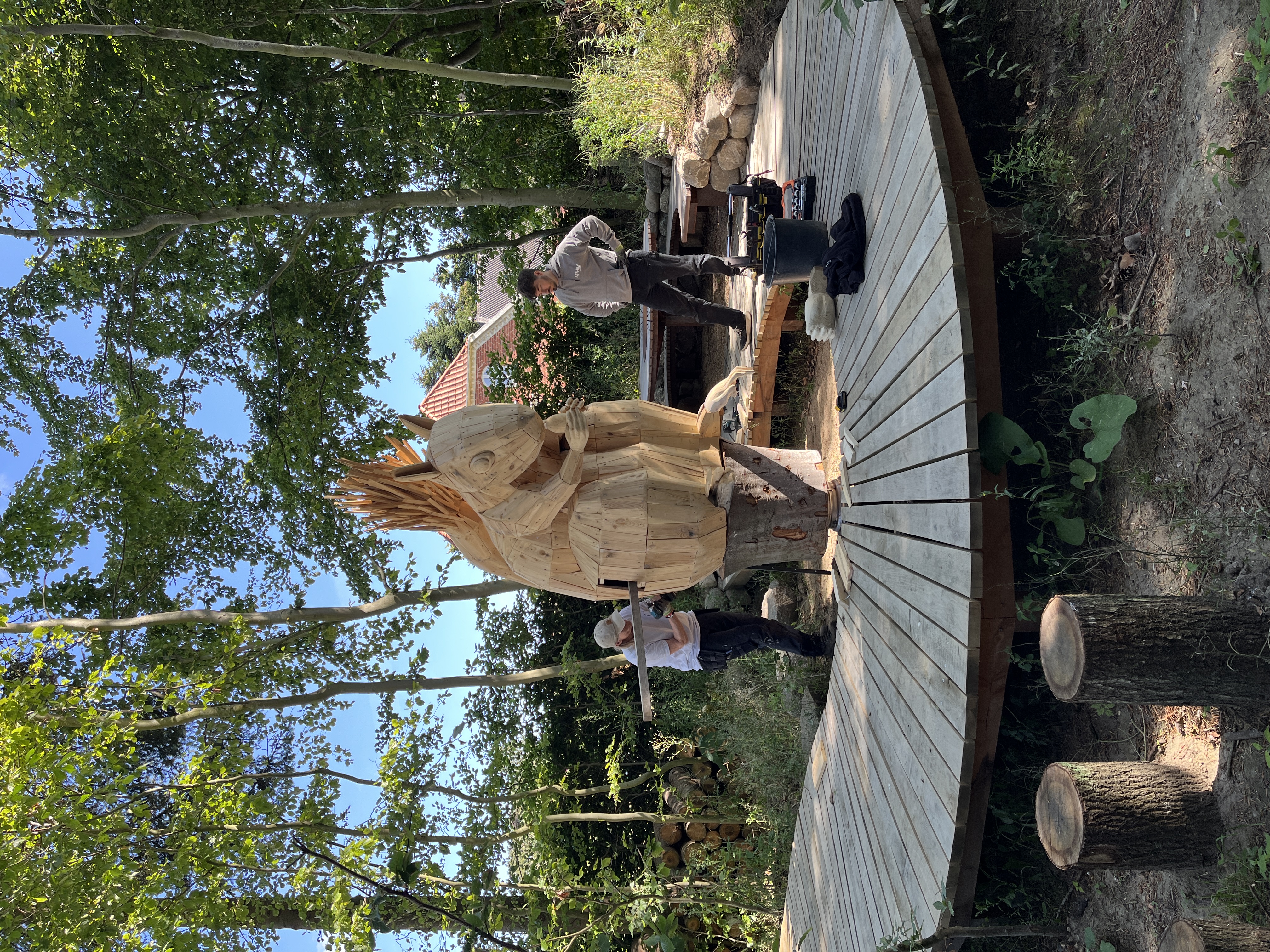 Egernskulptur af Marianne Ladegaard