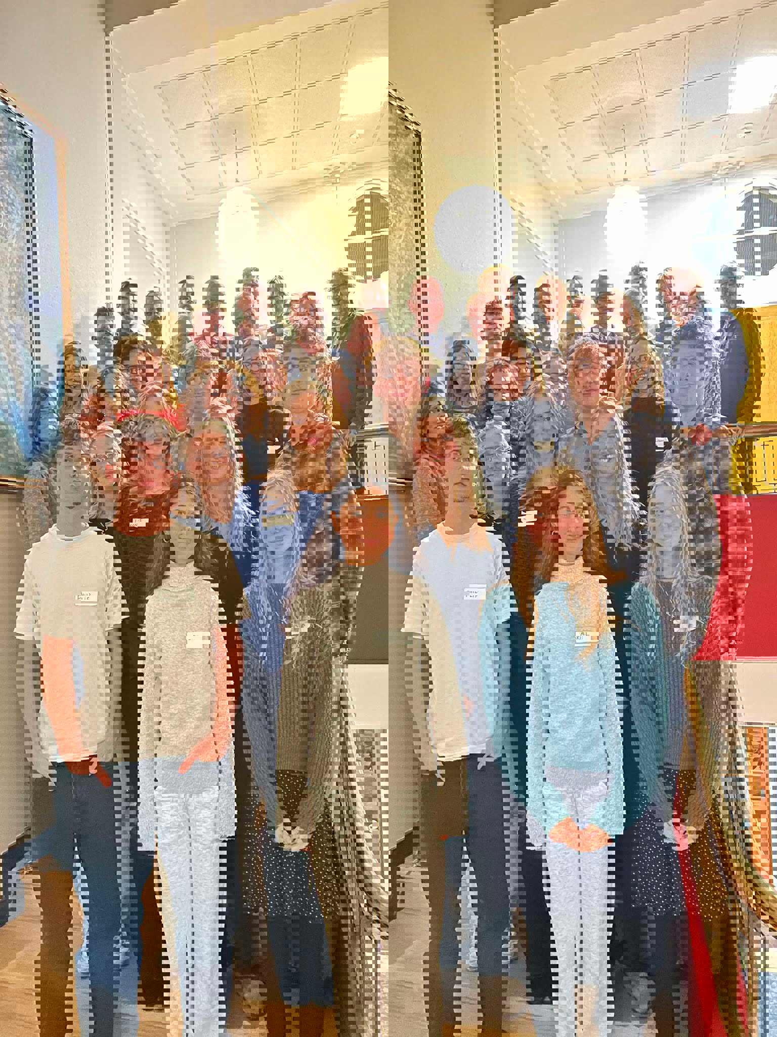 Deltagerne i politisk mesterlære 2025 - fotograferet på rådhustrappen