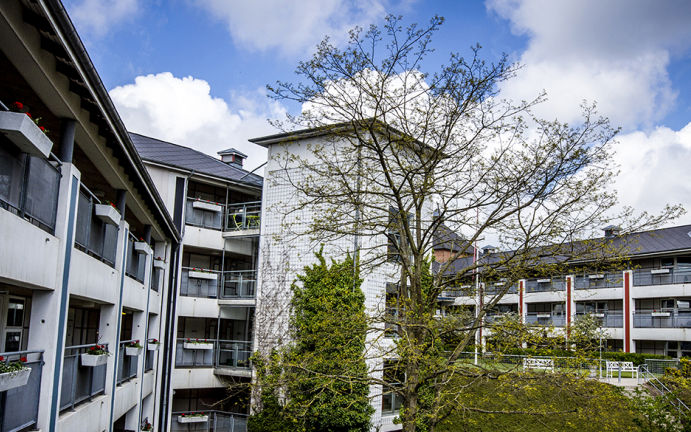 Bryghus Plejecenter Dagscenter gårdsiden