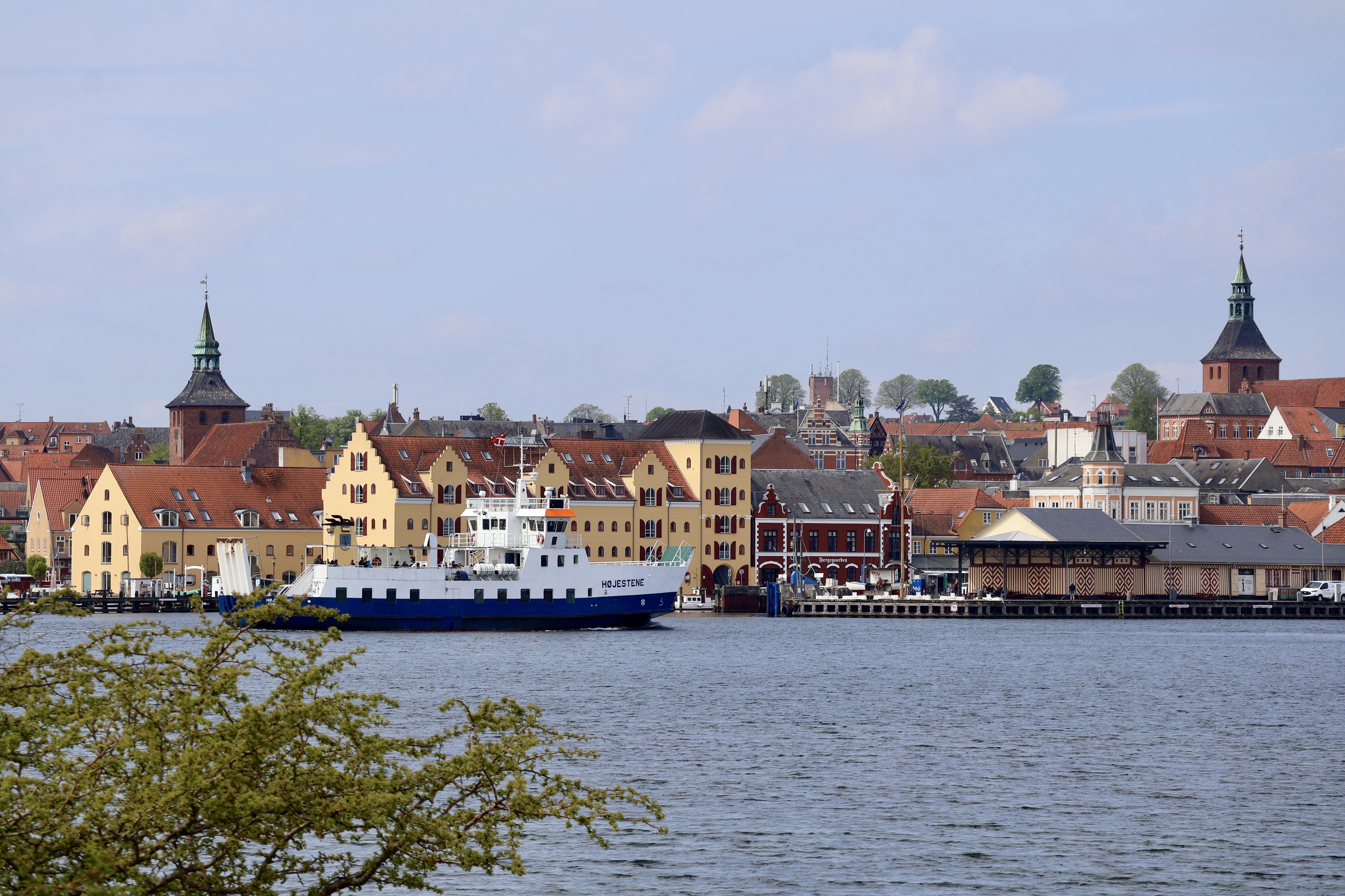 Svendborg Havn set fra Skansen