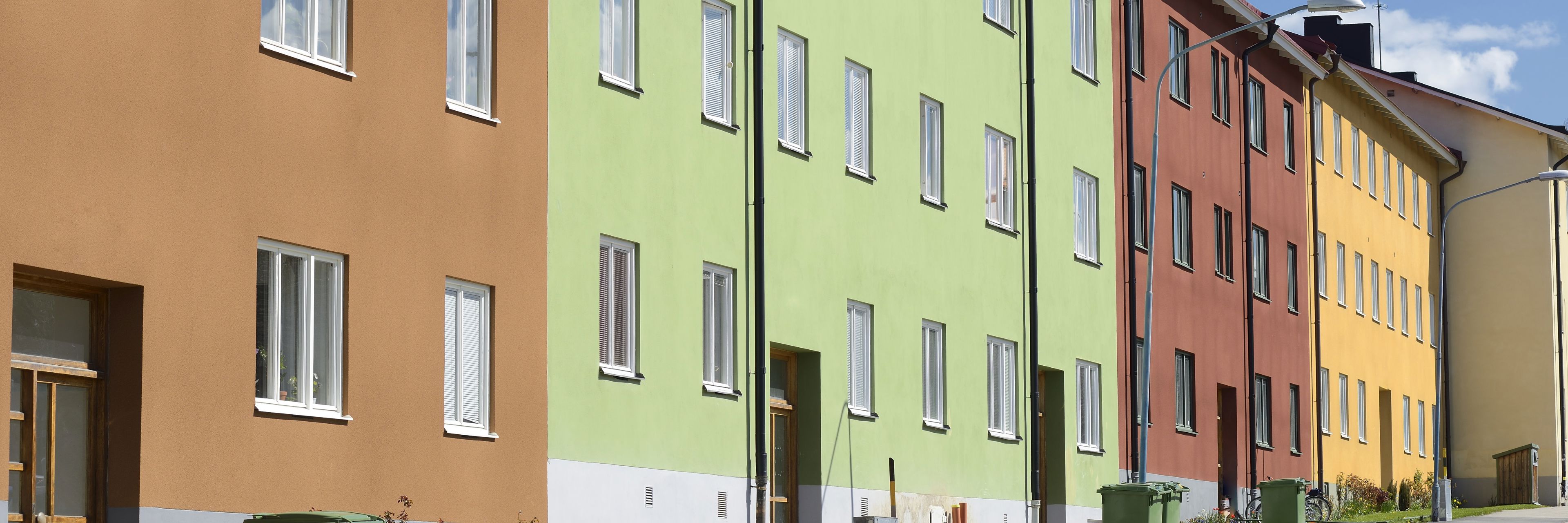 Lejebolig blokke side om side