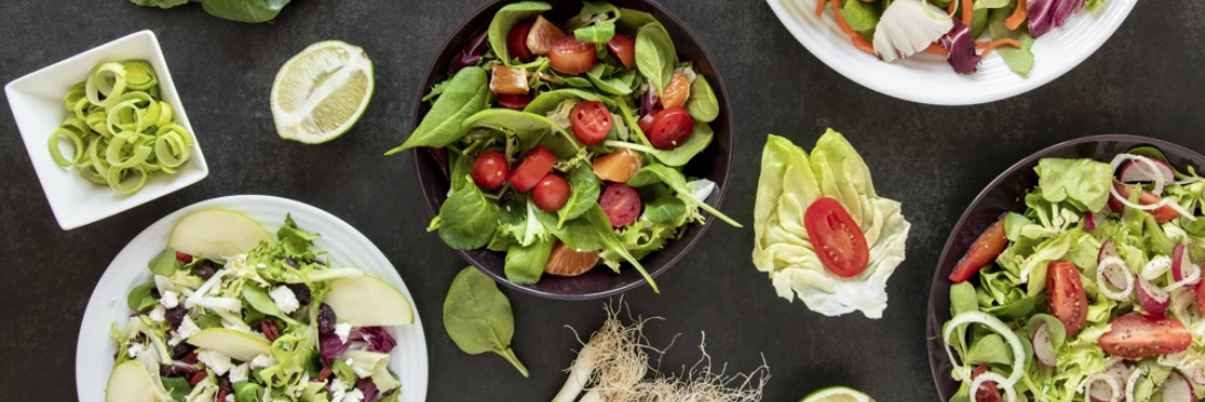 Forskellige salatanretninger