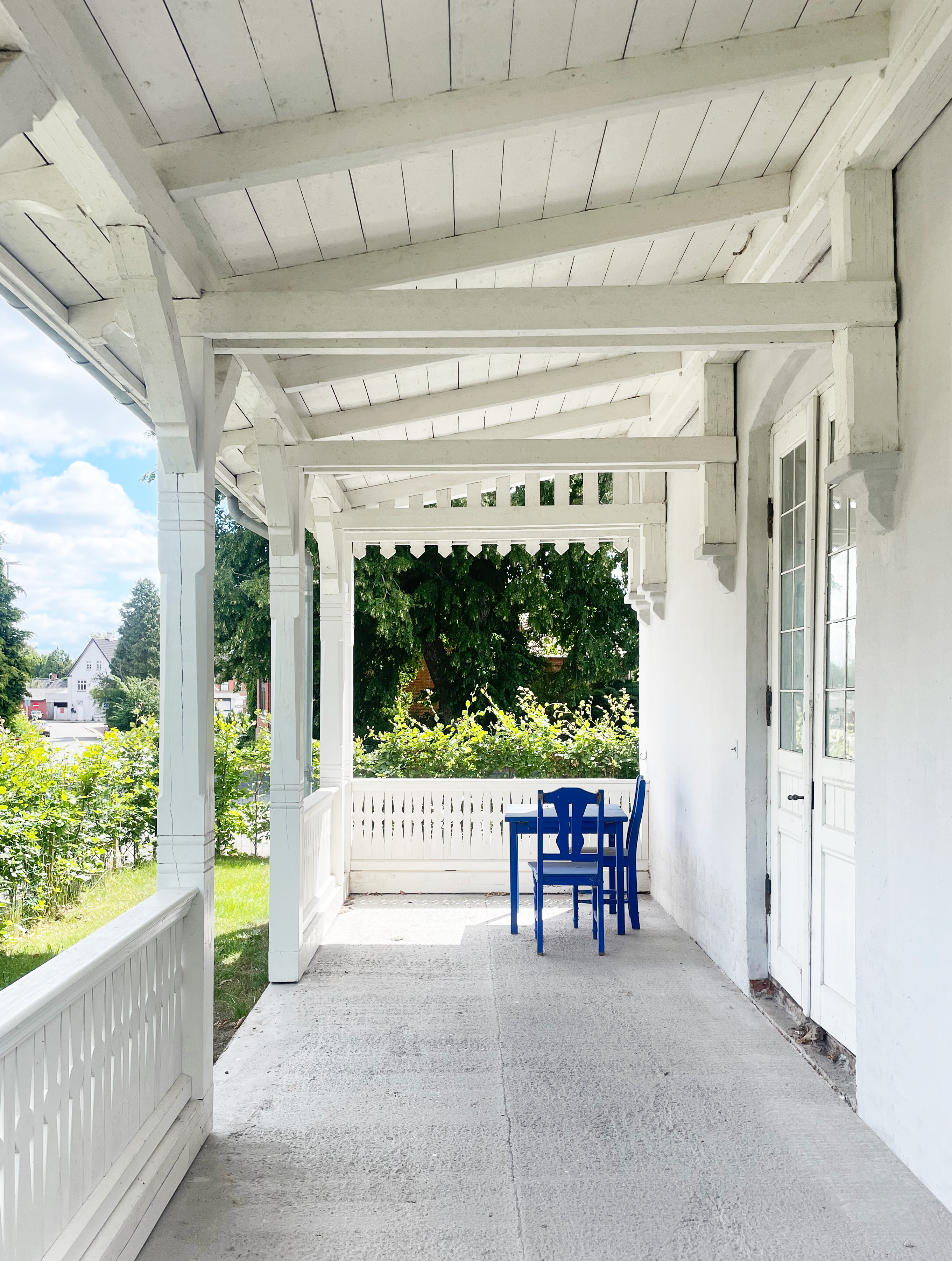 Verandaen efter renoveringen.