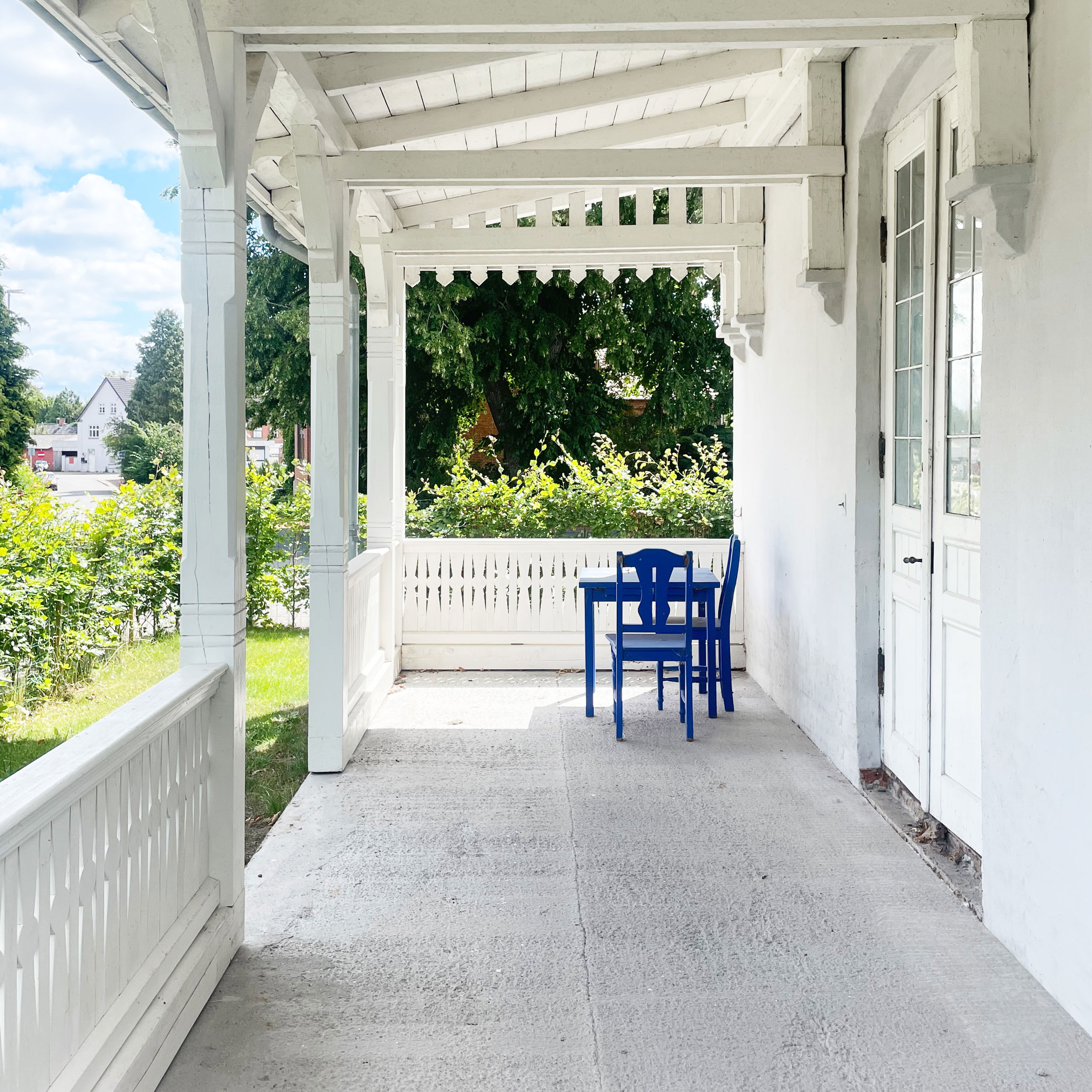 Verandaen efter renoveringen.