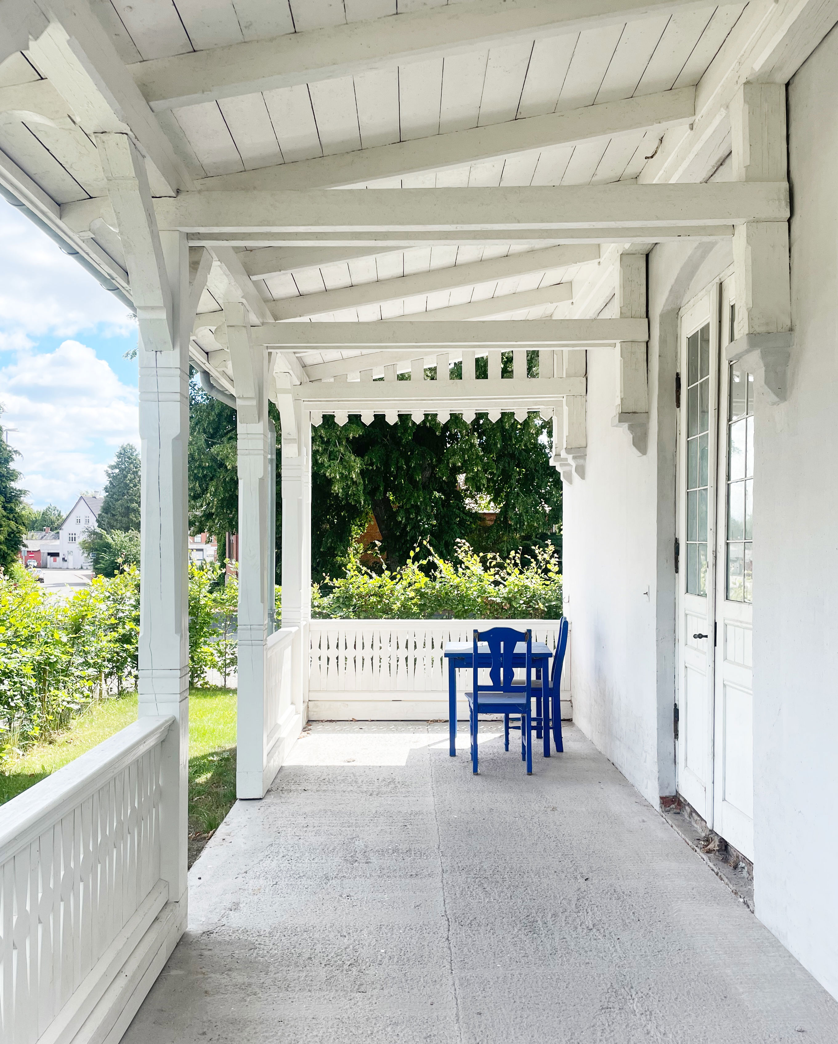 Verandaen efter renoveringen.