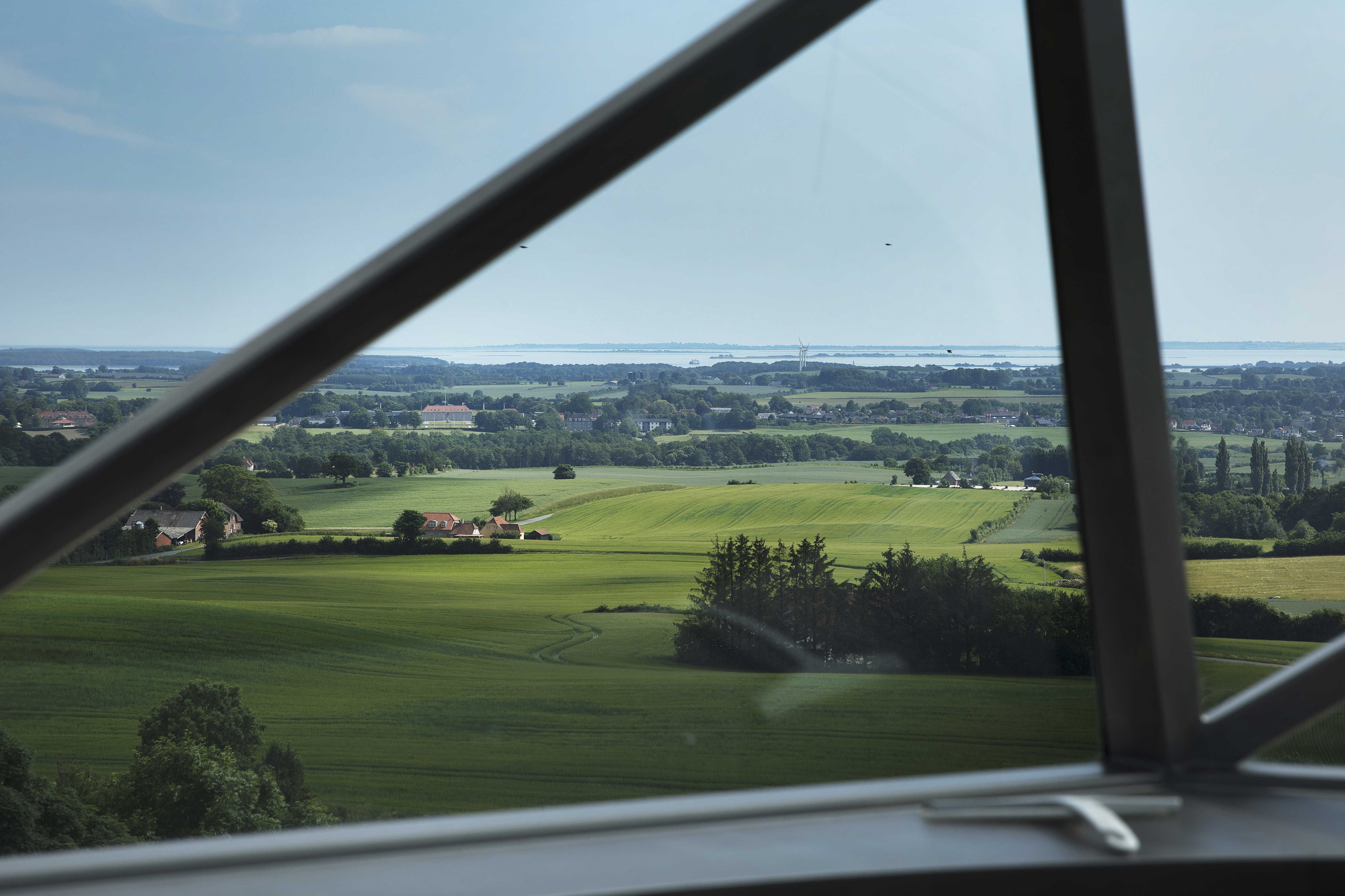 Udsigt over sydfyn fra Egebjerg Mølle