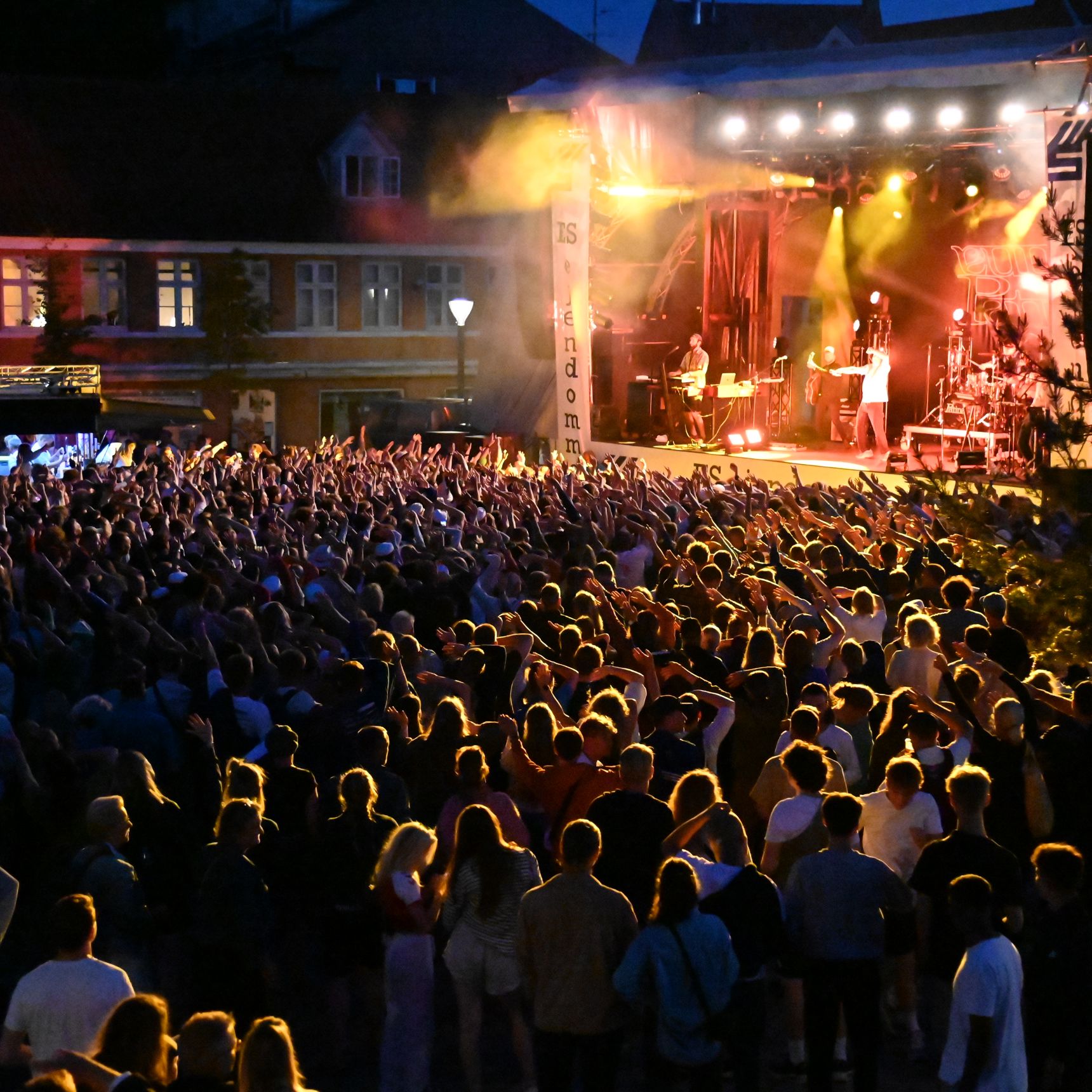 Koncert på Torvet i Svendborg