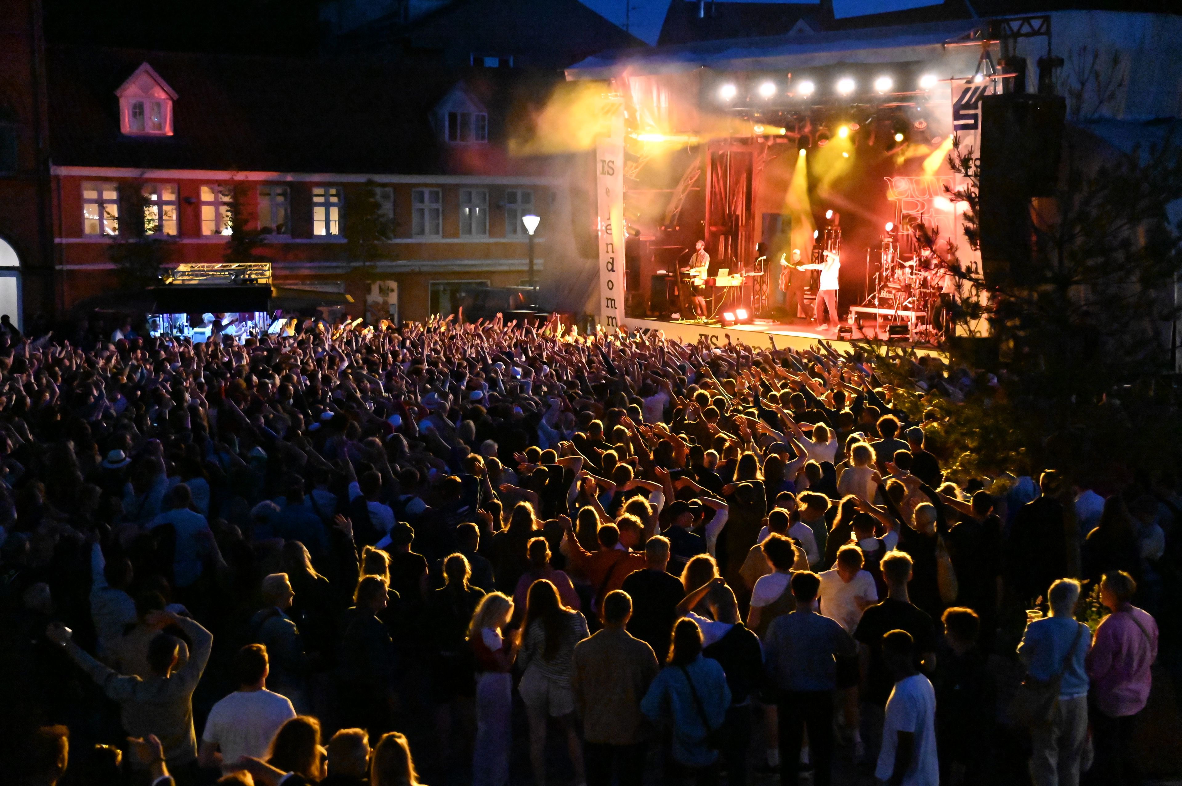 Koncert på Torvet i Svendborg