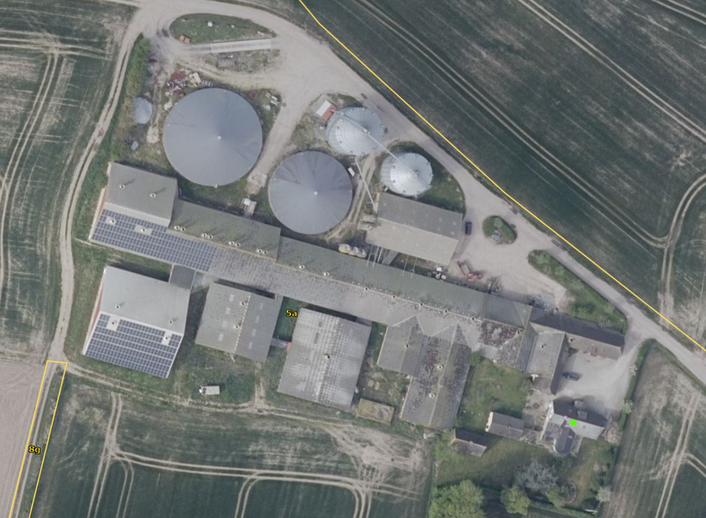 Oversigtskort af Møllevænget 13, 5932 Humble