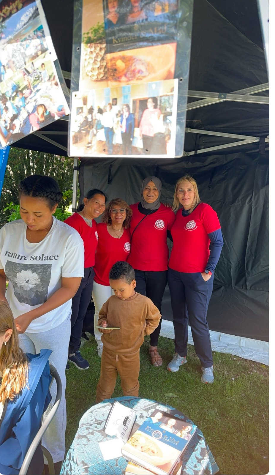 Medlemmer af integrationsrådet ved Ollerup demokratifestival 2024