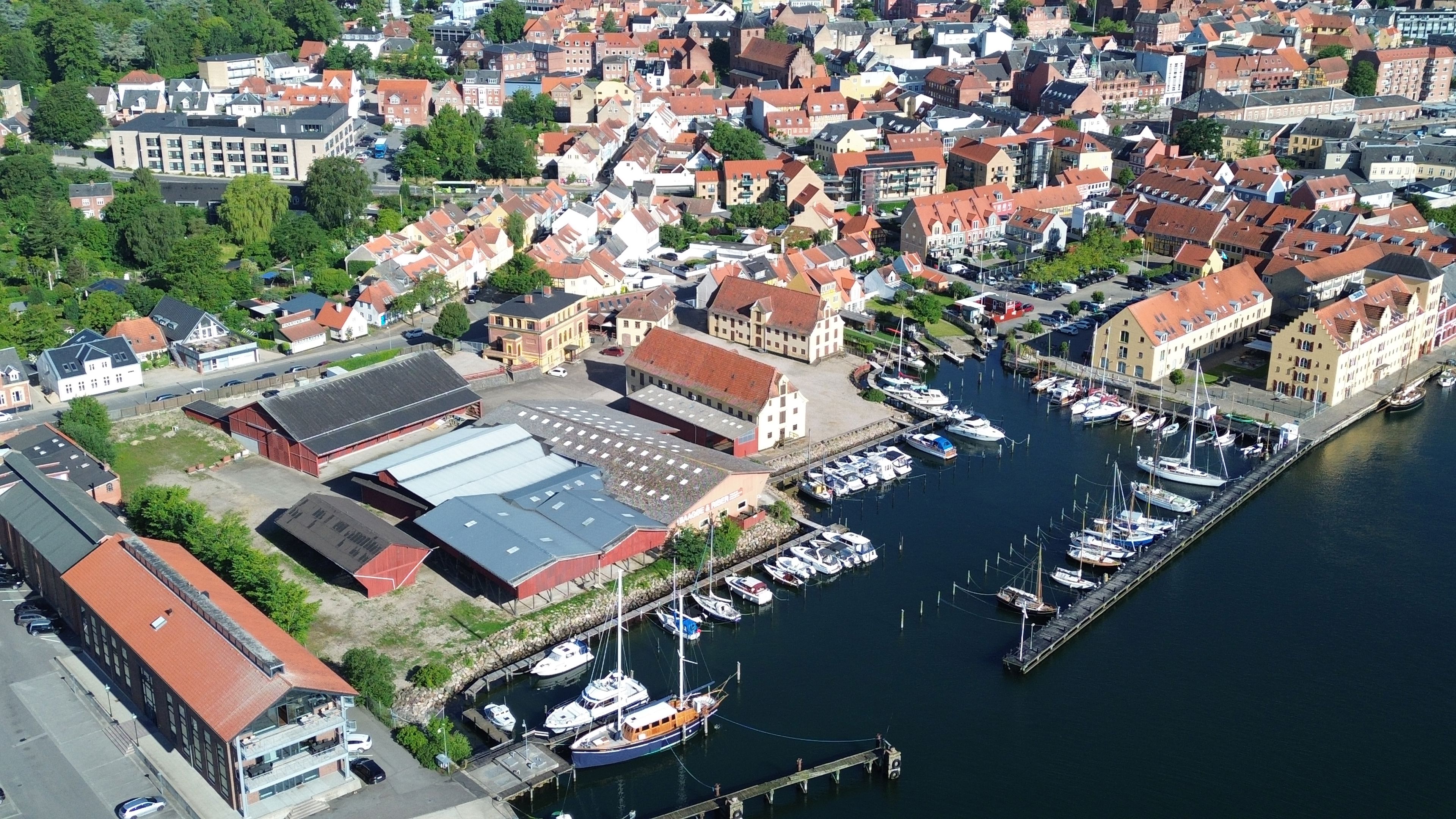 Flyfoto af Baagøe og Riber grunden