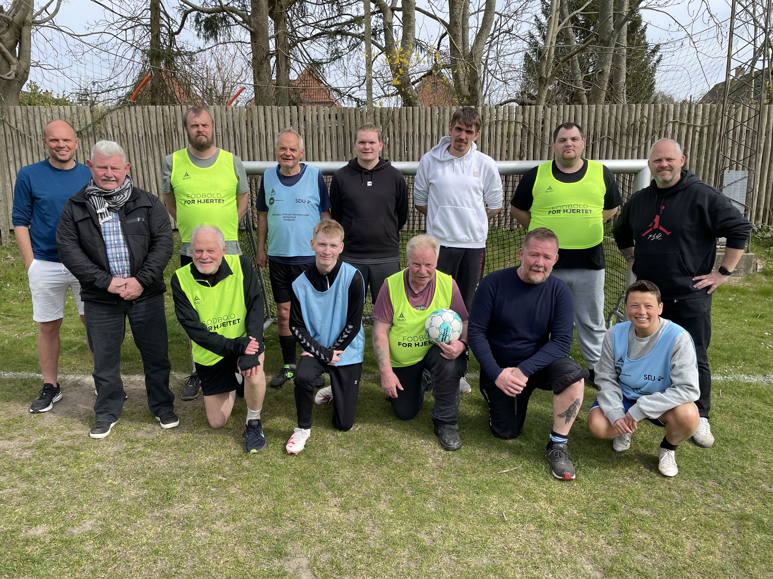Svendborgs OMBOLD-hold til onsdagstræning på FC Kurants baner
