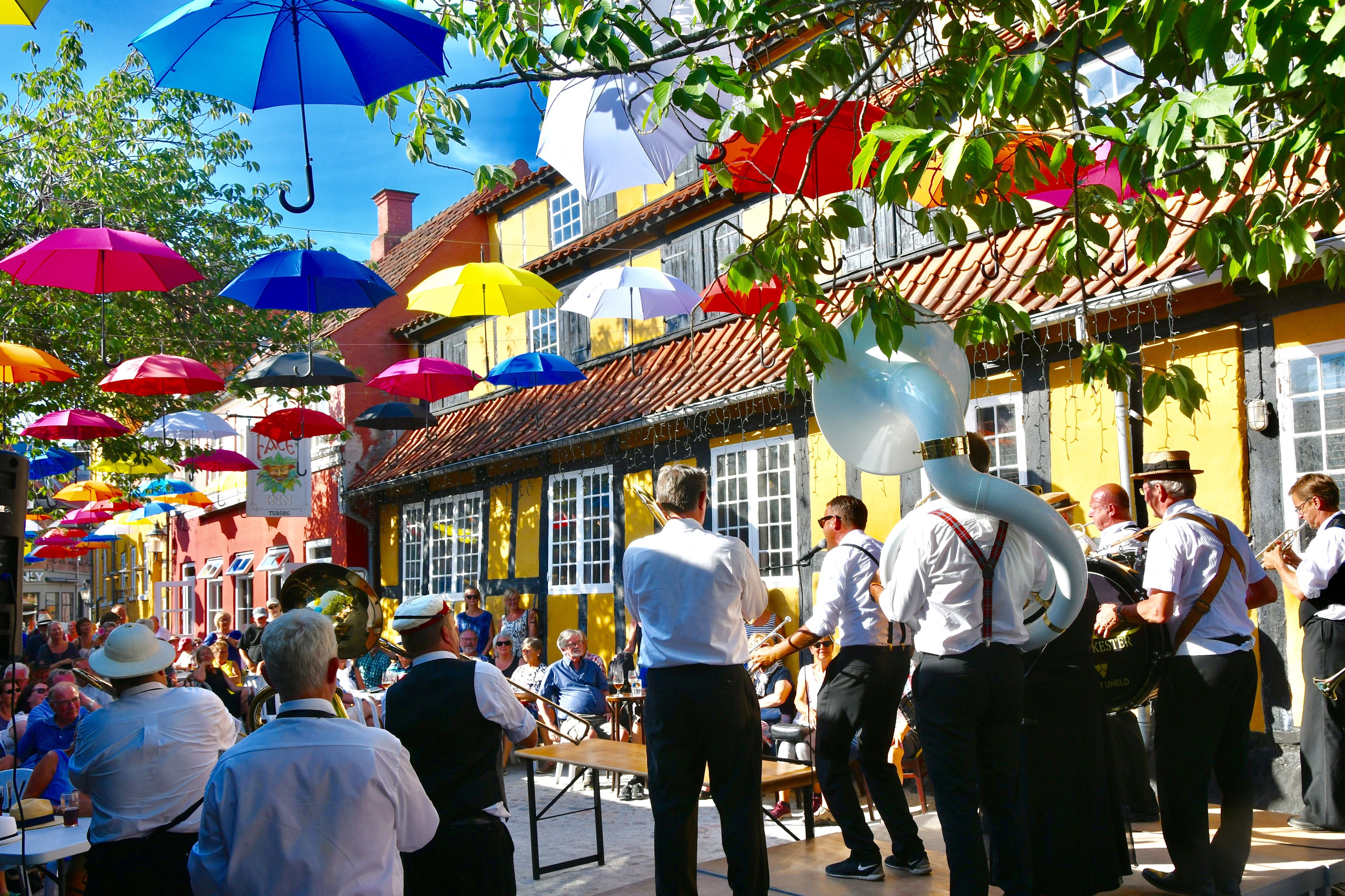 Live-musik under åben himmel i Svendborg