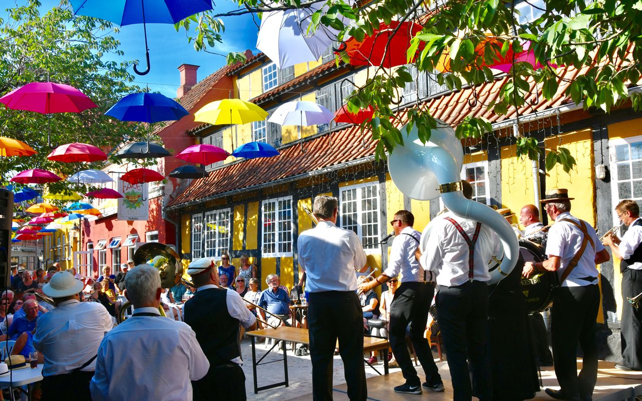 Live-musik under åben himmel i Svendborg