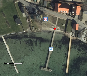 Her ser du en oversigt over de forskellige steder ved stranden.