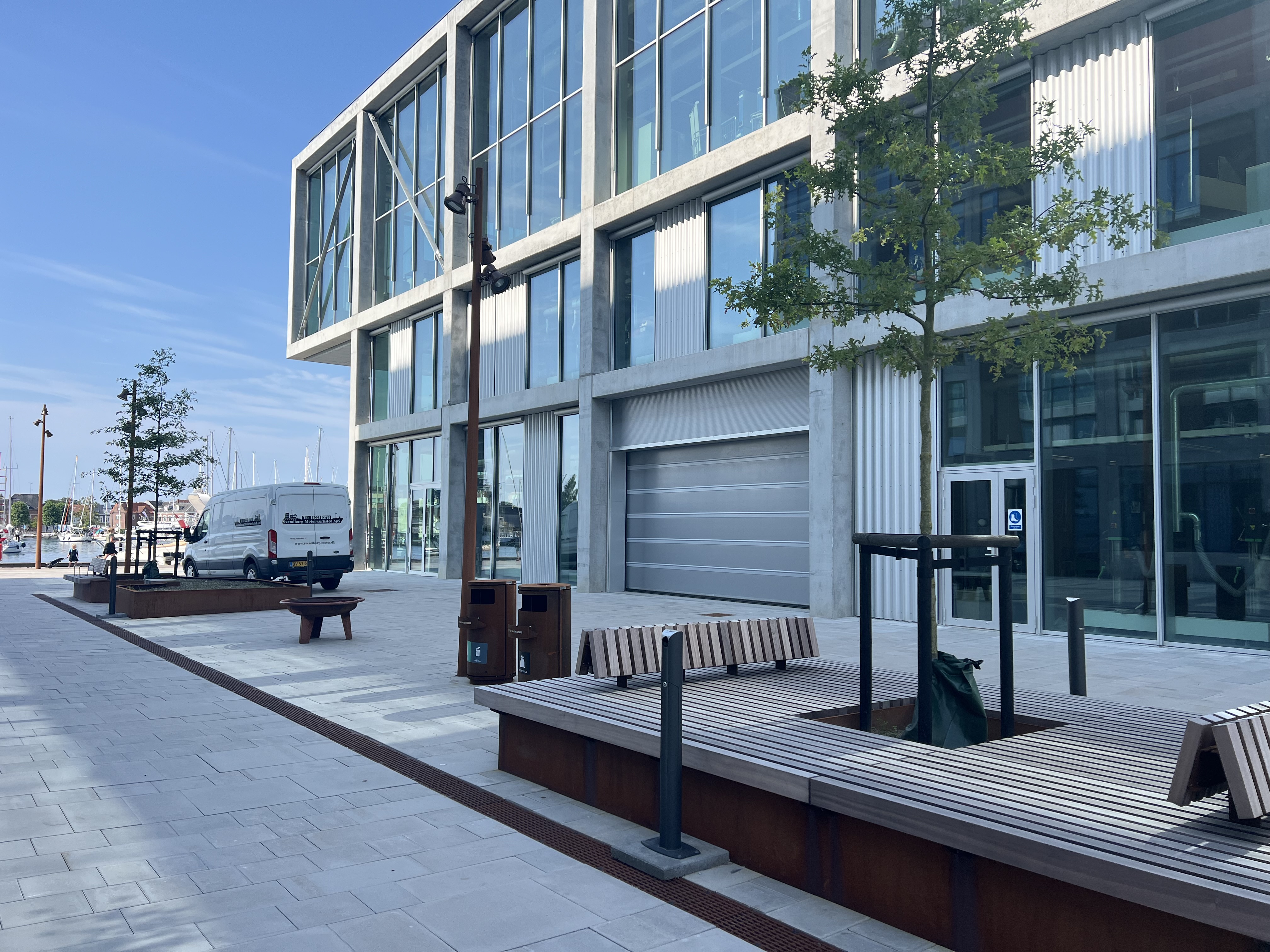 Strøget mellem SIMAC og SME.