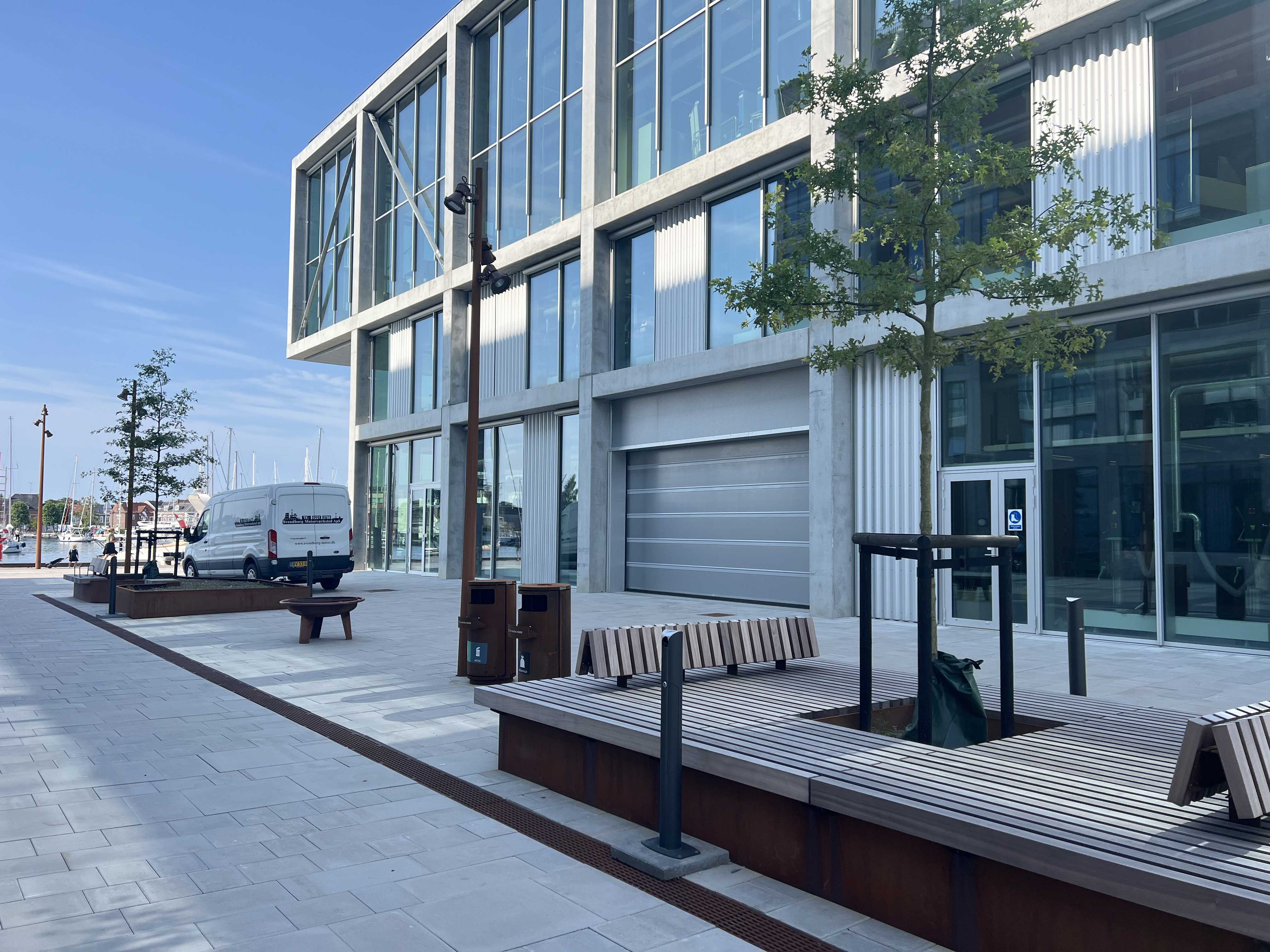 Strøget mellem SIMAC og SME.