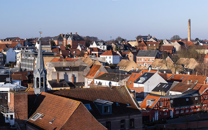 Billede over Svendborg by