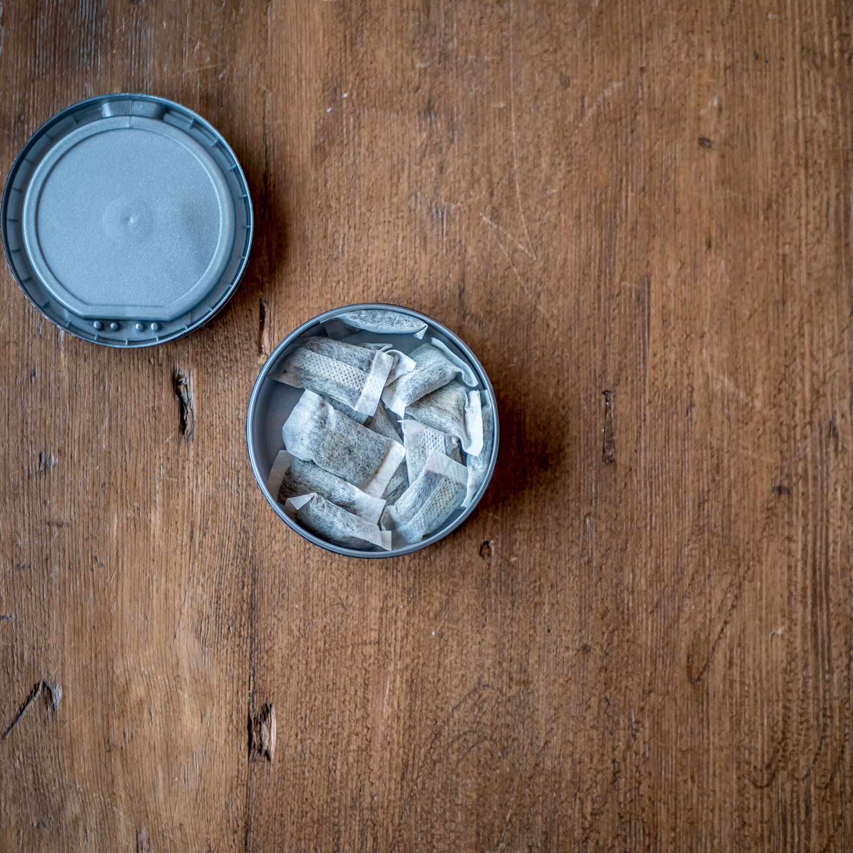 Snusdåse med snus i
