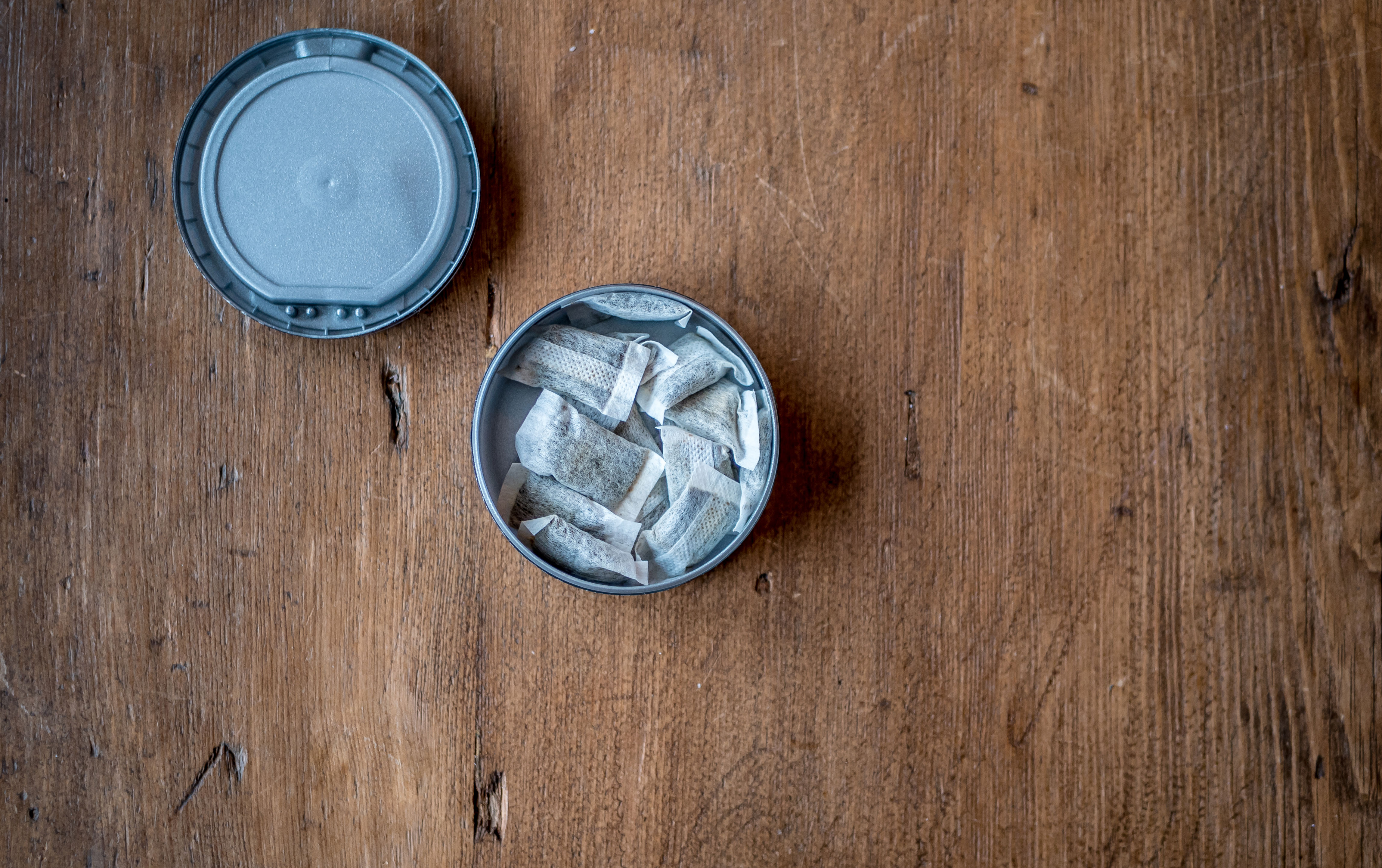 Snusdåse med snus i