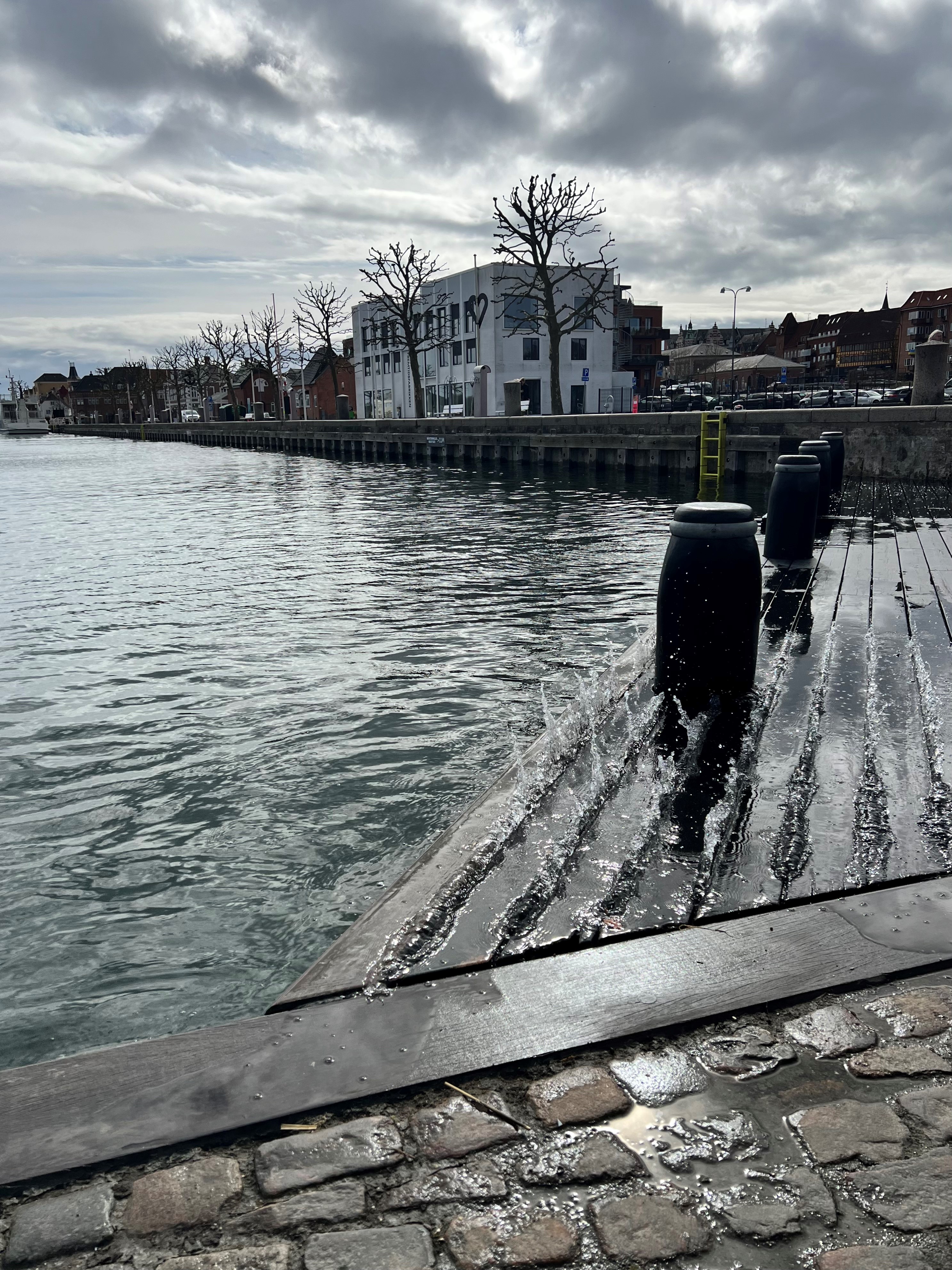 Højvande ved Jessens Mole