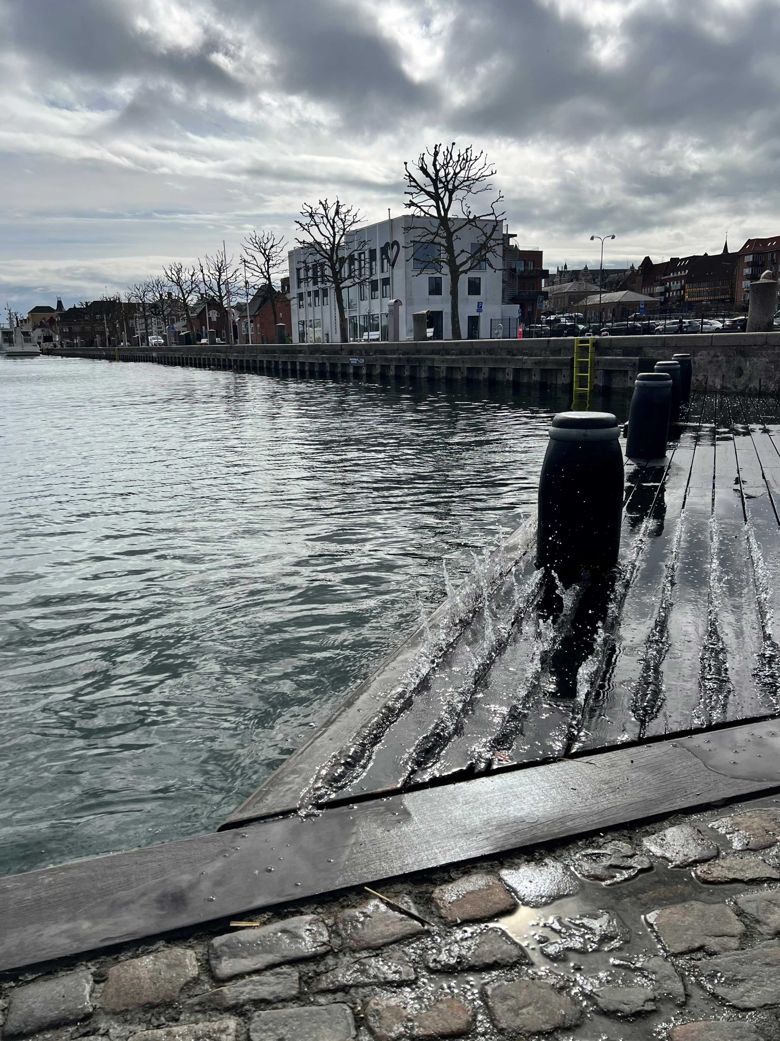 Højvande ved Jessens Mole