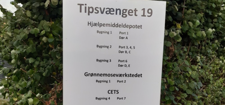 Foto: Skilt ved Tipsvænget 19, Svendborg